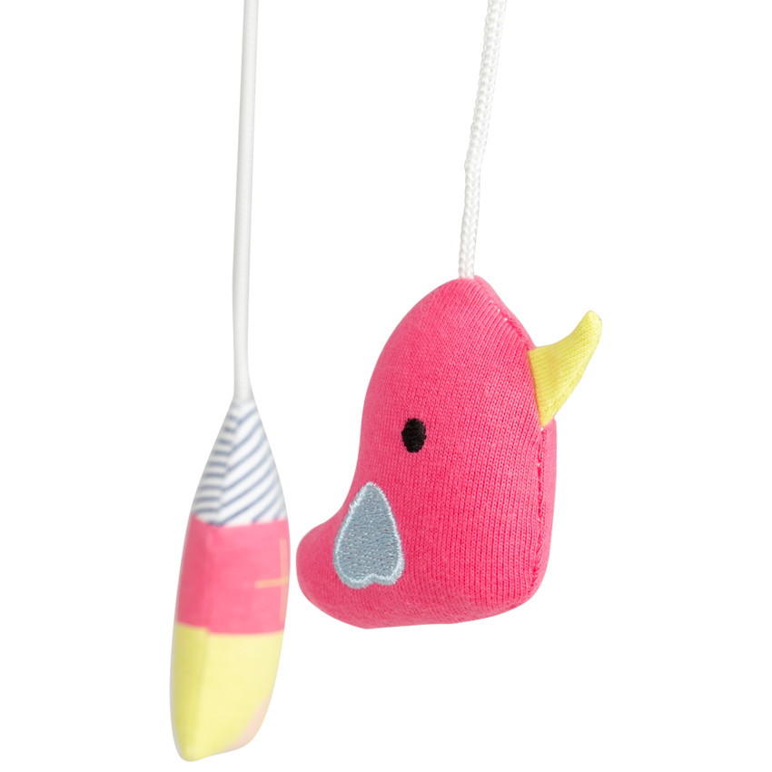 Κινητό με πολύχρωμες αναρτήσεις και στήριξη με σφιγκτήρα 