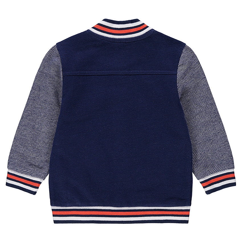 Τζάκετ σε κολεγιακό στιλ με τυπωμένο αρκουδάκι και πύραυλο  