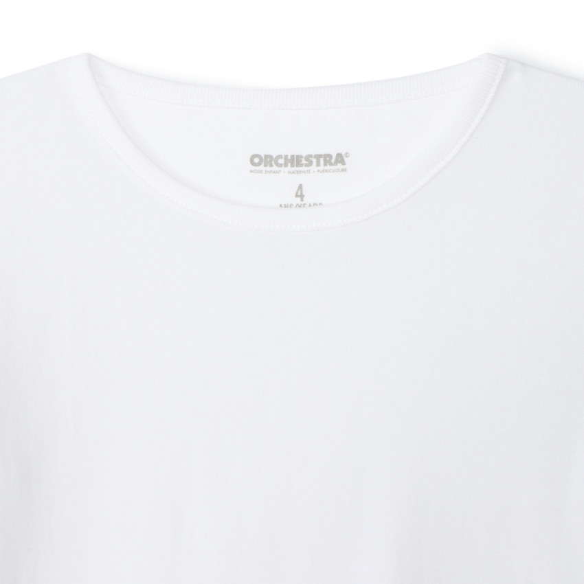 Lot de 3 maillots de corps manches courtes unis pour garçon 