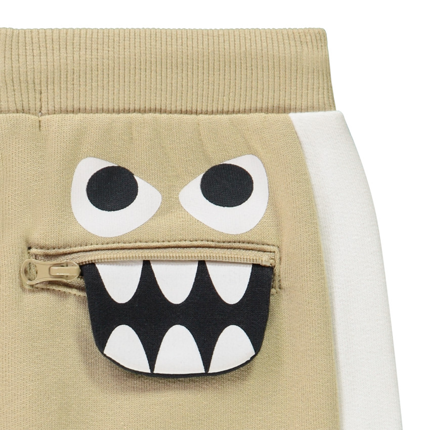 Ensemble en molleton gratté avec gilet à capuche fantaisie et jogging monstre pour bébé garçon  Additional Ensemble en molleton gratté avec gilet à capuche fantaisie et jogging monstre pour bébé garçon