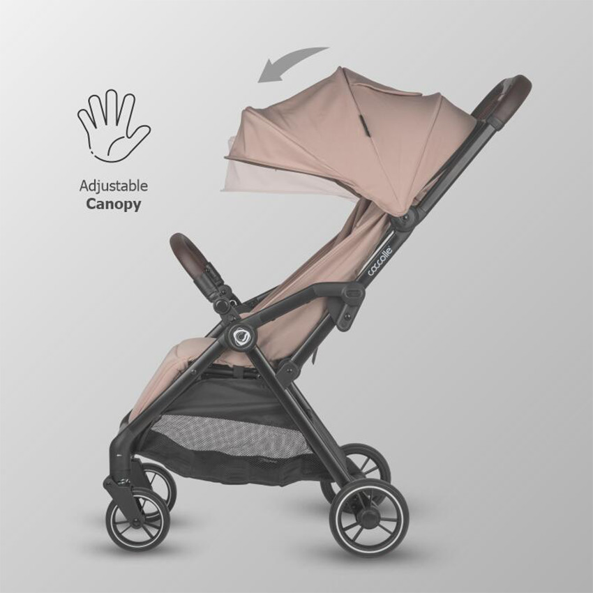 Καρότσι Με Αυτόματο Κλείσιμο Coccolle Arella / Sand Beige 