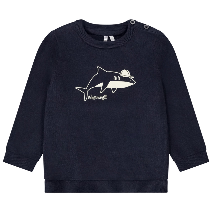 Πουλόβερ πλεκτό print requin για bébé αγόρι  Additional Πουλόβερ πλεκτό print requin για bébé αγόρι