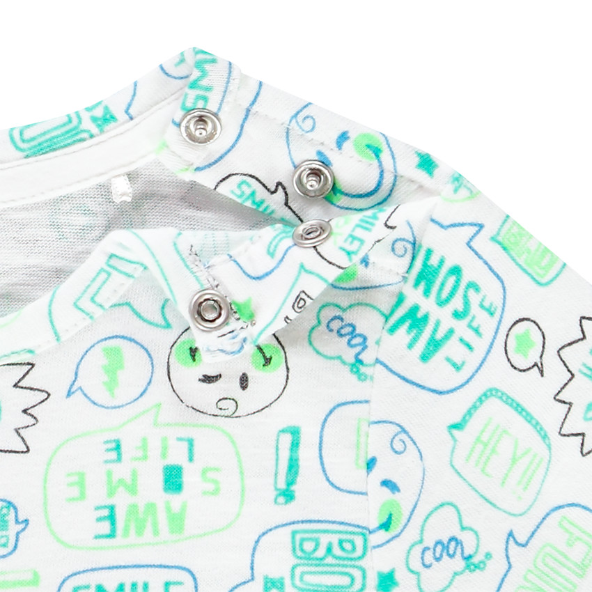 T-shirt βαμβακερό Smiley Baby για bebe αγόρι 