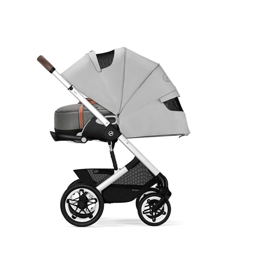 Καρότσι Talos S Lux με μεταλλικό σκελετό - Lava Grey 