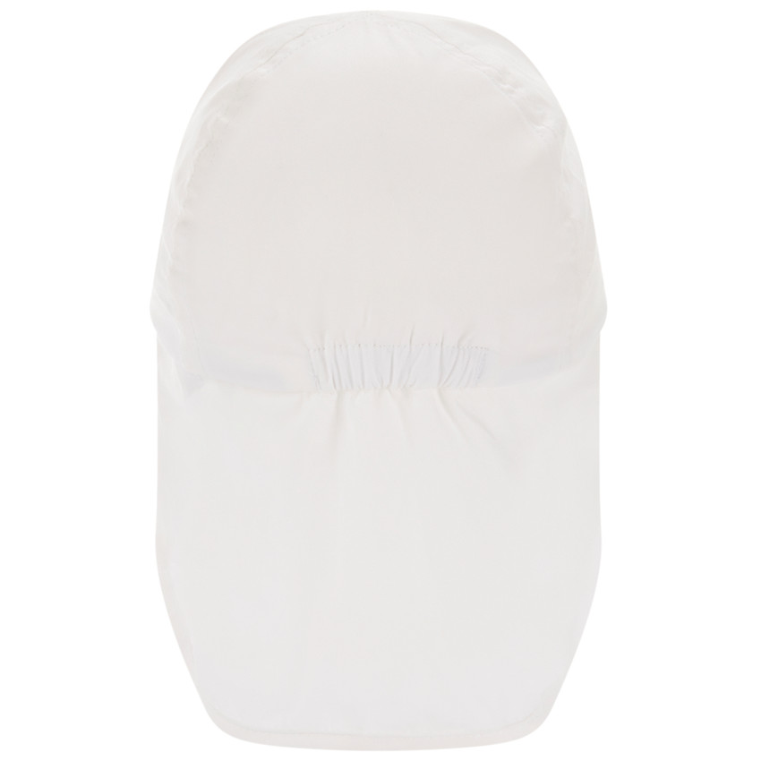 Καπέλο προστασίας αυχένα με κεντημένο patch καβούρι για bebe αγόρι 