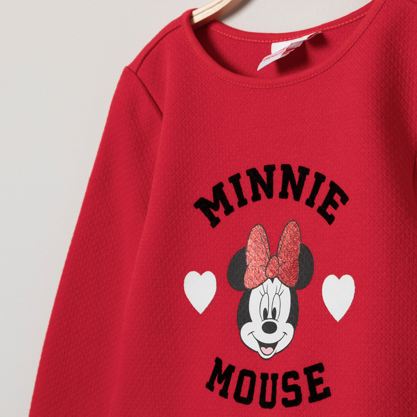 Sweat en molleton effet 2 en 1 print Minnie Disney à paillettes  Additional Sweat en molleton effet 2 en 1 print Minnie Disney à paillettes