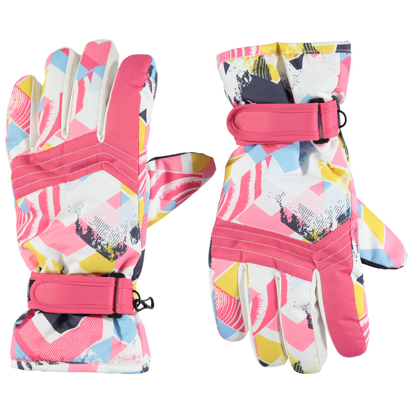 Παιδικά - Γάντια του σκι με γεωμετρικά μοτίβα 