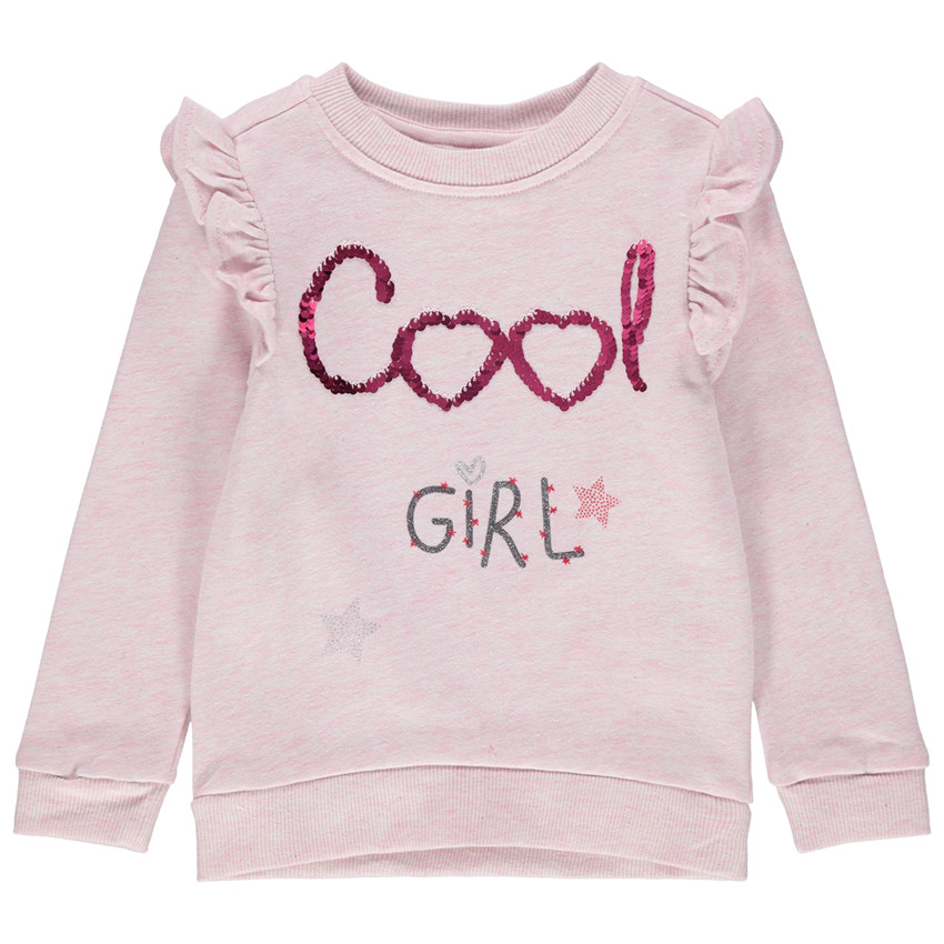 Φούτερ molleton με μαγικές παγιέτες 