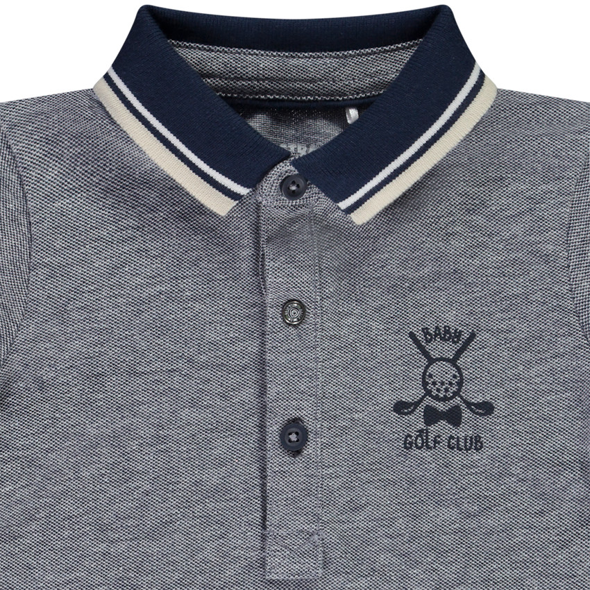 Polo manches courtes print golf pour bébé garçon 