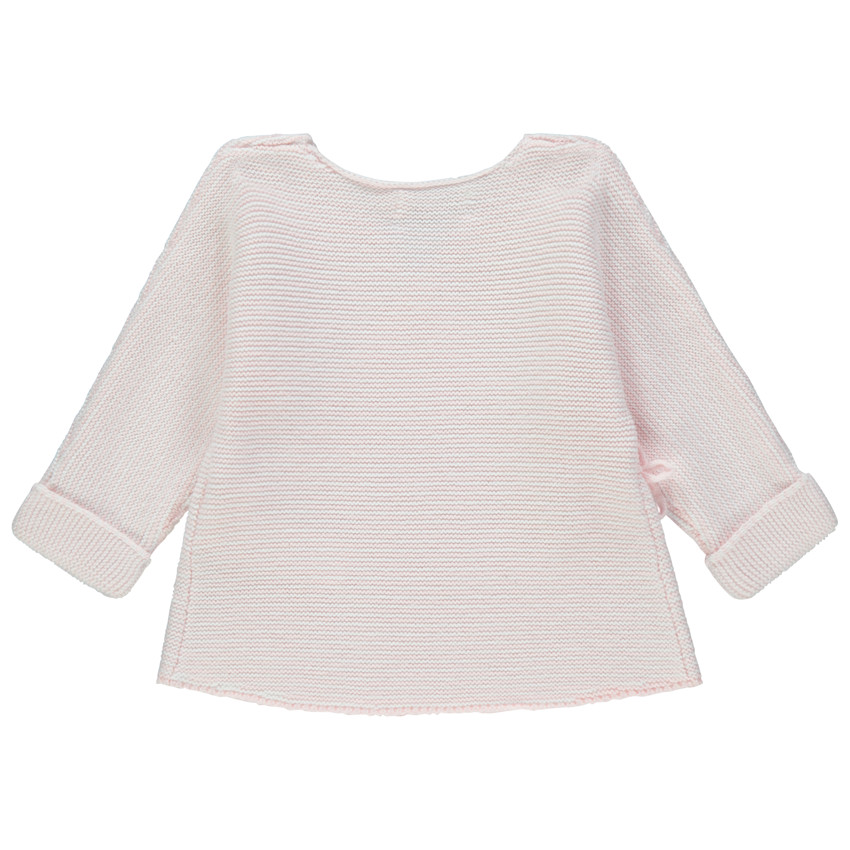 Brassière de naissance unie rose en coton 