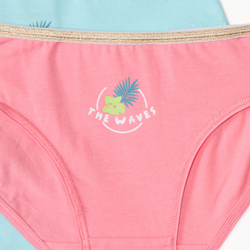 Σετ από 7 βαμβακερές εσώρουχα με φαντεζί σχέδιο για κορίτσι 