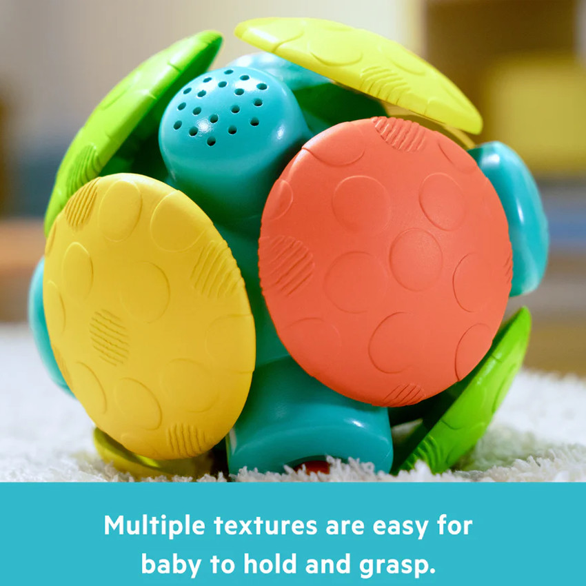 JOUET DIVERS 1ER AGE BALLE D'ACTIVITE WOBBLE BOBBLE 