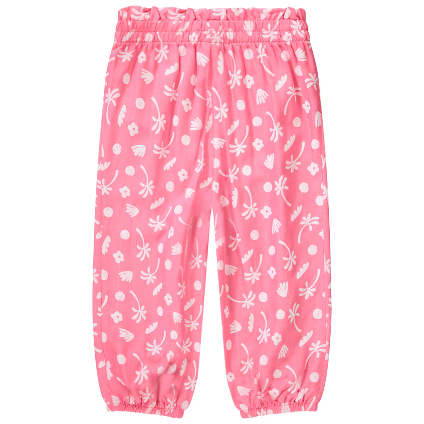 Pantalon fluide imprimé fantaisie pour bébé fille 