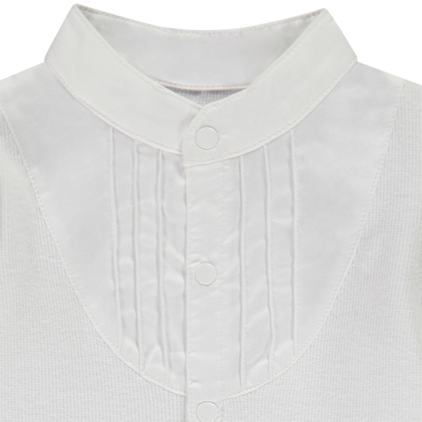 "Πιτζάμα με πλαστρού και γιακά mao για μωρό αγόρι" 