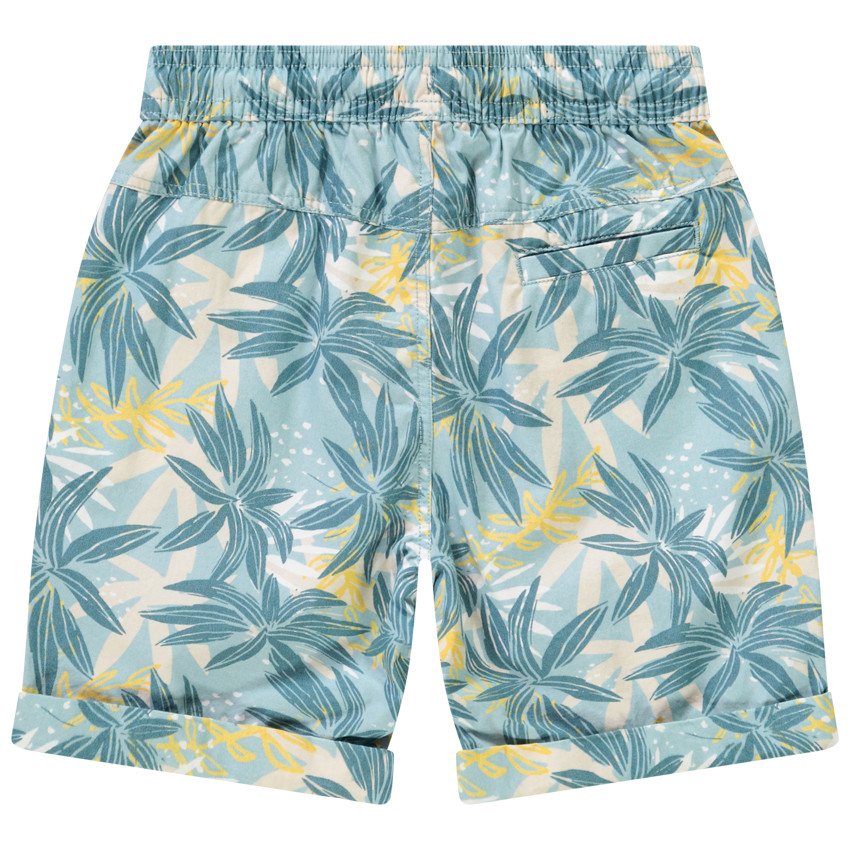 Βερμούδα από βαμβάκι με σχέδιο φοίνικες για αγόρι 