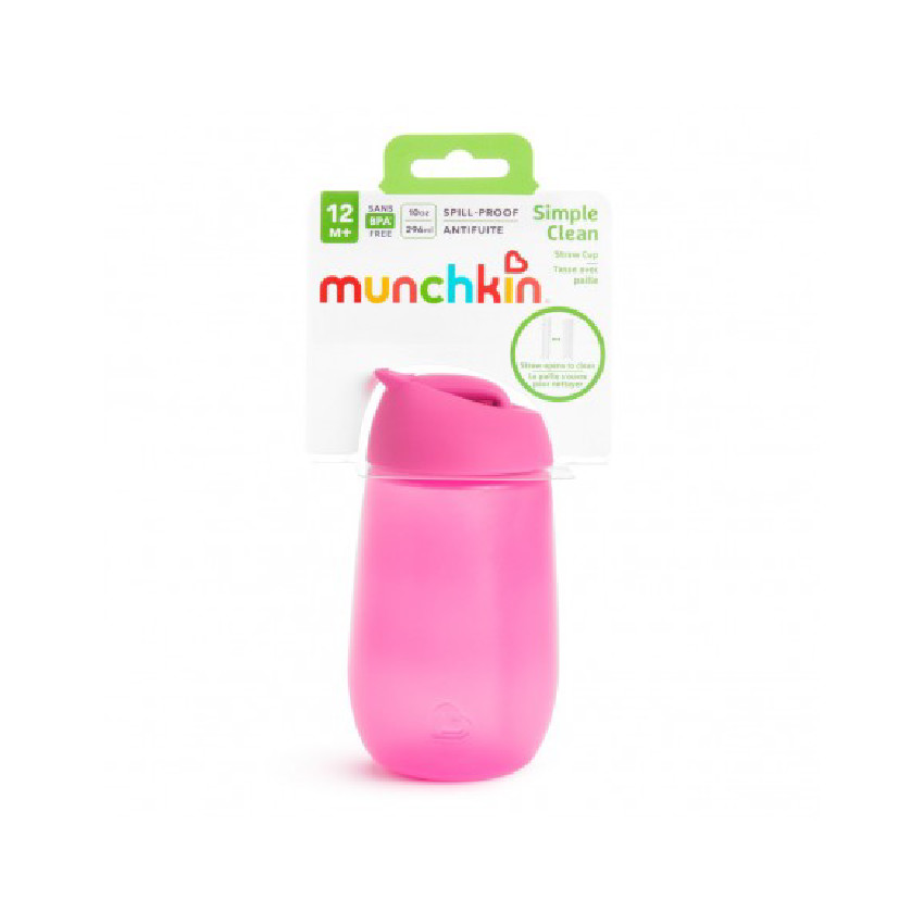 Kυπελλο Με Καλαμακι Που Ανοιγει Ροζ 296Ml 12+ MUNCHKIN  Additional Kυπελλο Με Καλαμακι Που Ανοιγει Ροζ 296Ml 12+ MUNCHKIN