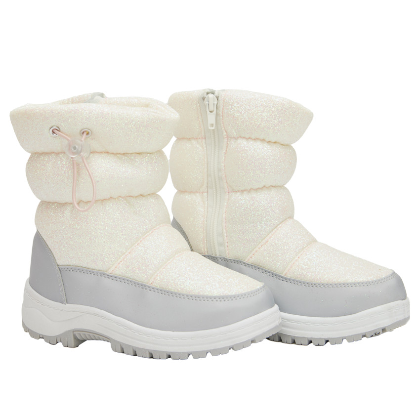 Μεταλλικά και πλεκτά après-ski για κορίτσι 