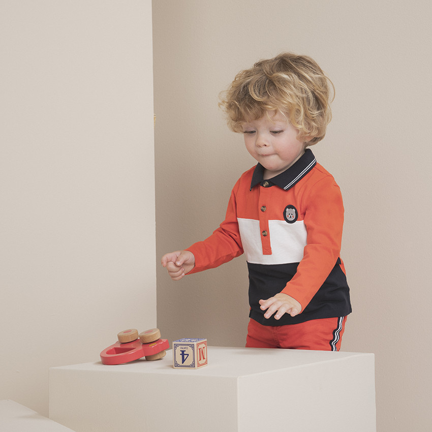 Pantalon en toile effet crinkle à bandes sur les côtés 