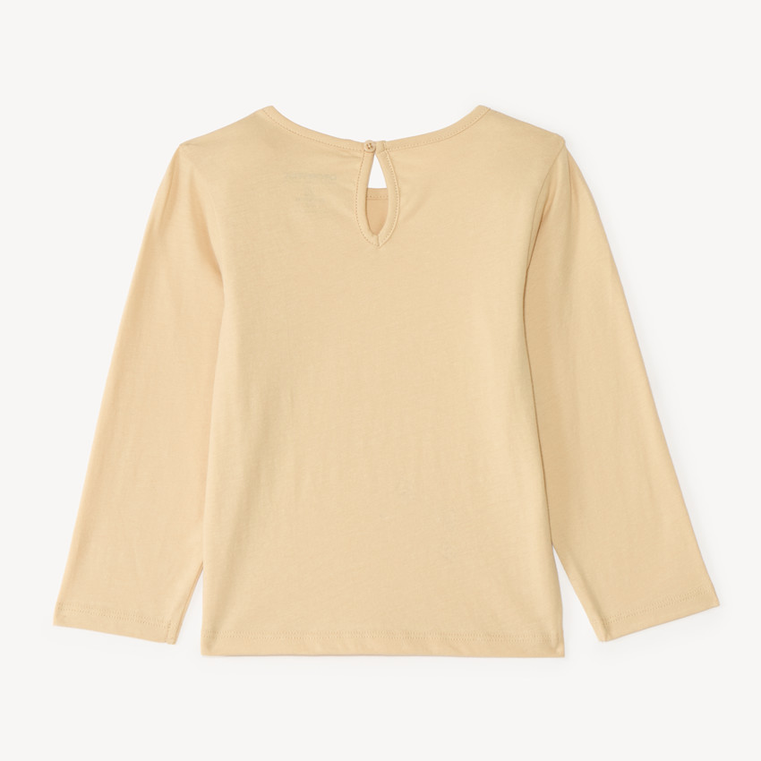 T-shirt à manches longues avec imprimé fantaisie pour bébé fille 