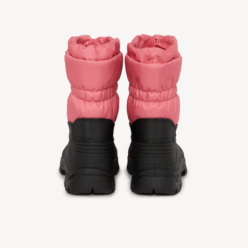 Après-ski zippés bicolores à badge gomme pour fille 