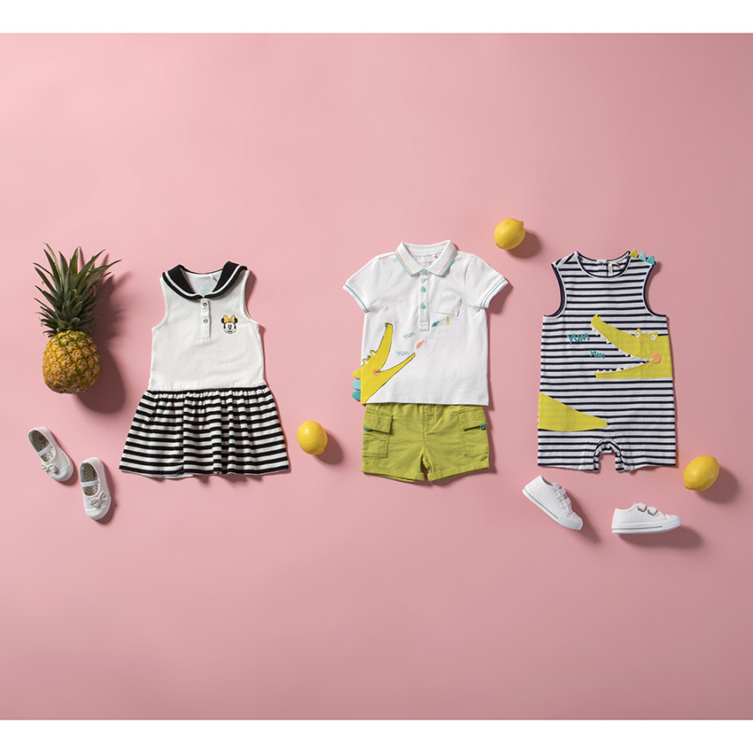 Polo κοντομάνικο βαμβακερό σχέδιο croco 