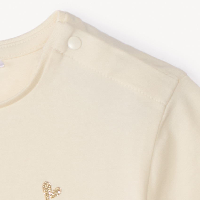 T-shirt με κοντά μανίκια με εκτύπωση ζώων για κορίτσι μωρό 