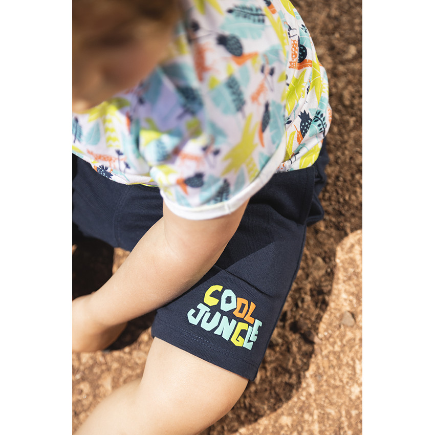 Σετ παραλίας με μπλούζα και βερμούδα Savane για μωρό αγόρι 