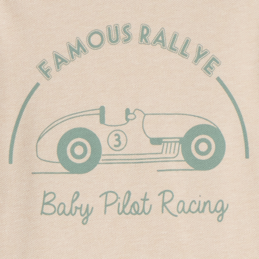 T-shirt à manches longues avec imprimé automobile pour garçon bébé 