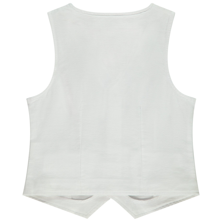 Γιλέκο σερβιτόρου υφασμάτινο με τσέπες για αγόρι 