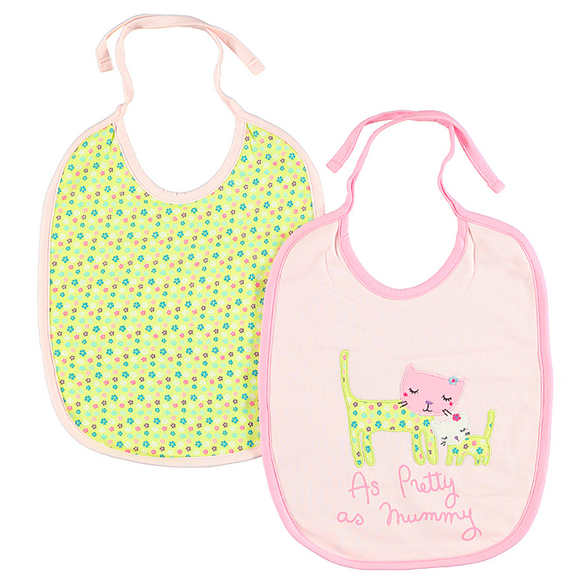 Set de 2 bavoirs print / imprimé fleuri   Additional Set de 2 bavoirs print / imprimé fleuri