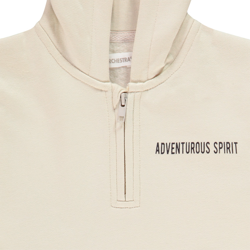 Jogging molleton δίχρωμο . Γιακάς με φερμουάρ για αγόρι 