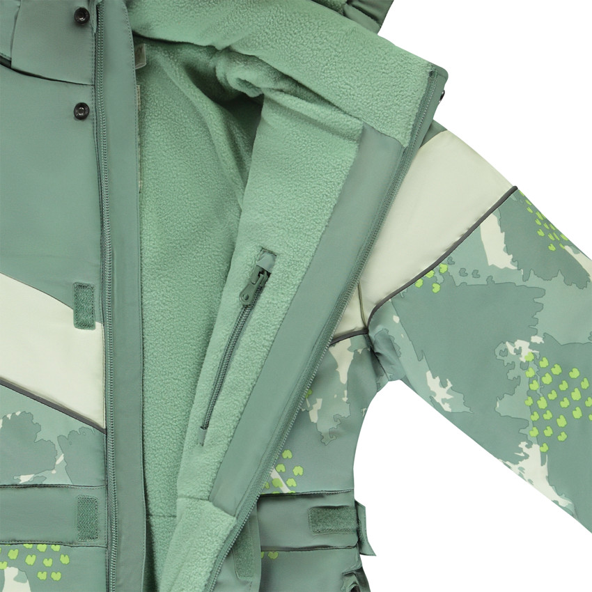 Σακάκι σκι με επένδυση και φαντεζί σχέδιο για αγόρι 