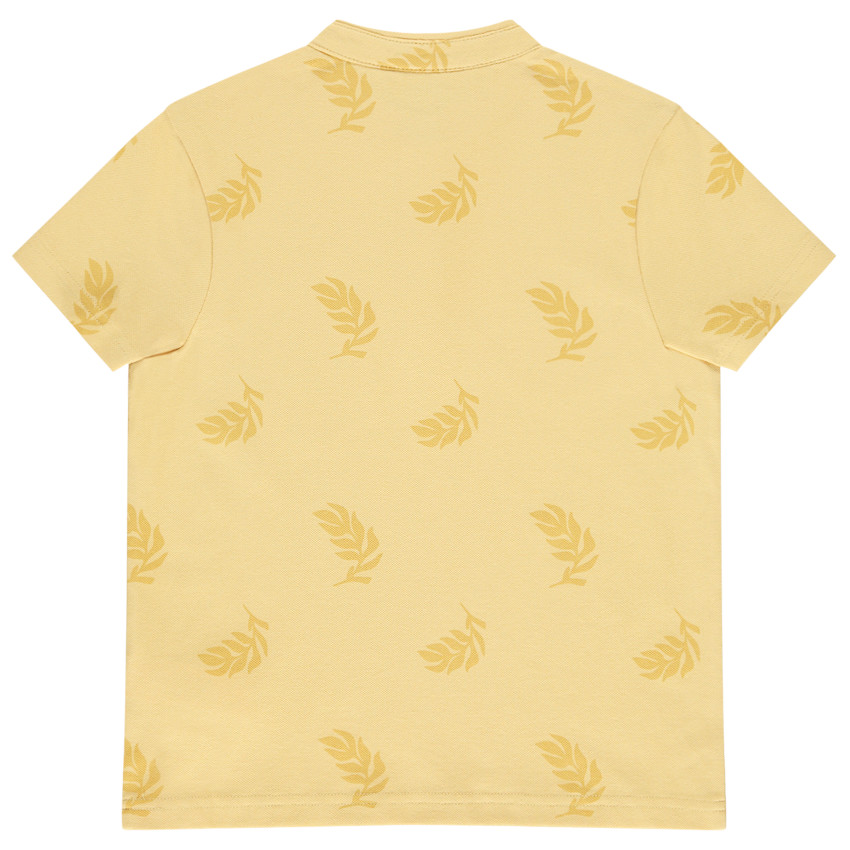 Πολυτελές κοντομάνικο πόλο με γιακά mao για αγόρι 