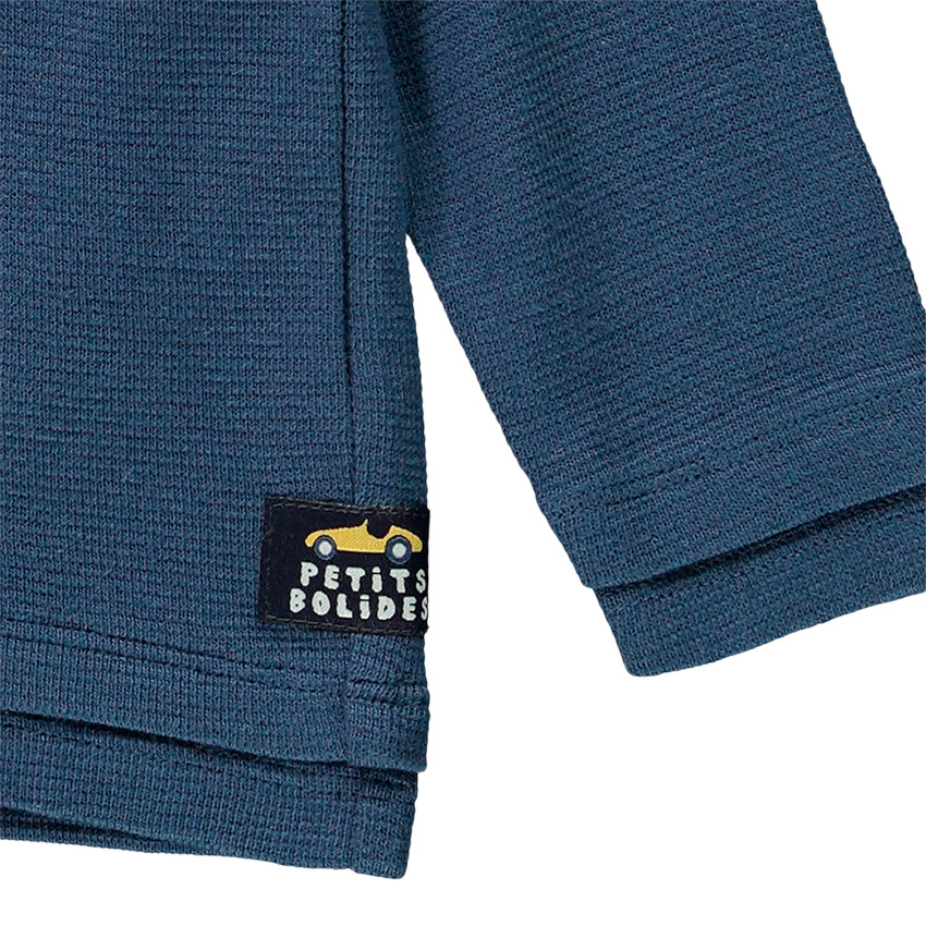 Polo μακρυμάνικο μονόχρωμο για bebe αγόρι  Additional Polo μακρυμάνικο μονόχρωμο για bebe αγόρι