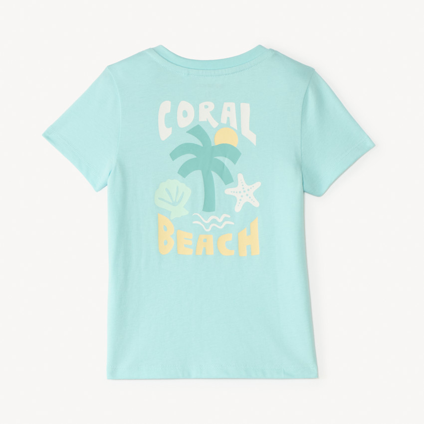 T-shirt κοντομάνικο με σχέδιο φαντασίας παλμού αγόρι μωρό 