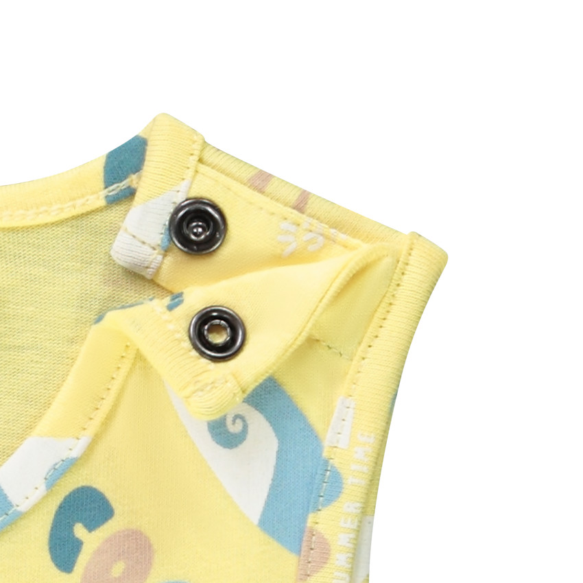 Αμάνικο μπλουζάκι από jersey με φαντεζί σχέδιο για bebe αγόρι 