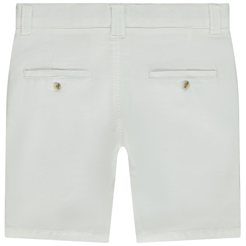 Βερμούδα μονόχρωμη από ύφασμα για αγόρι 