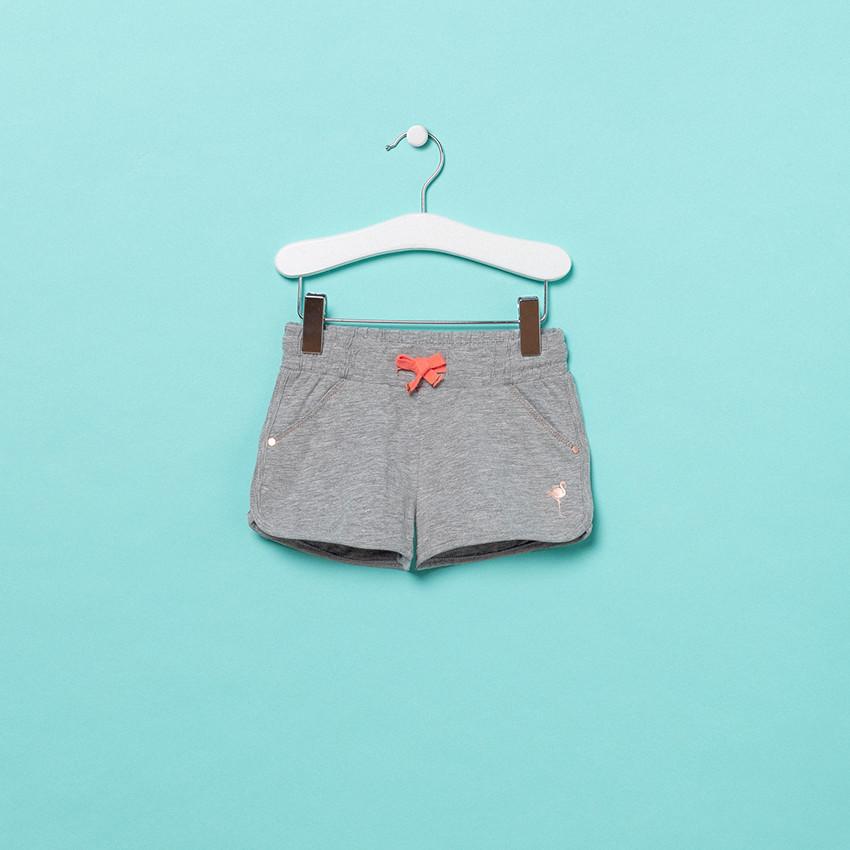 Σορτς από jersey με σχέδιο φλαμίνγκο 