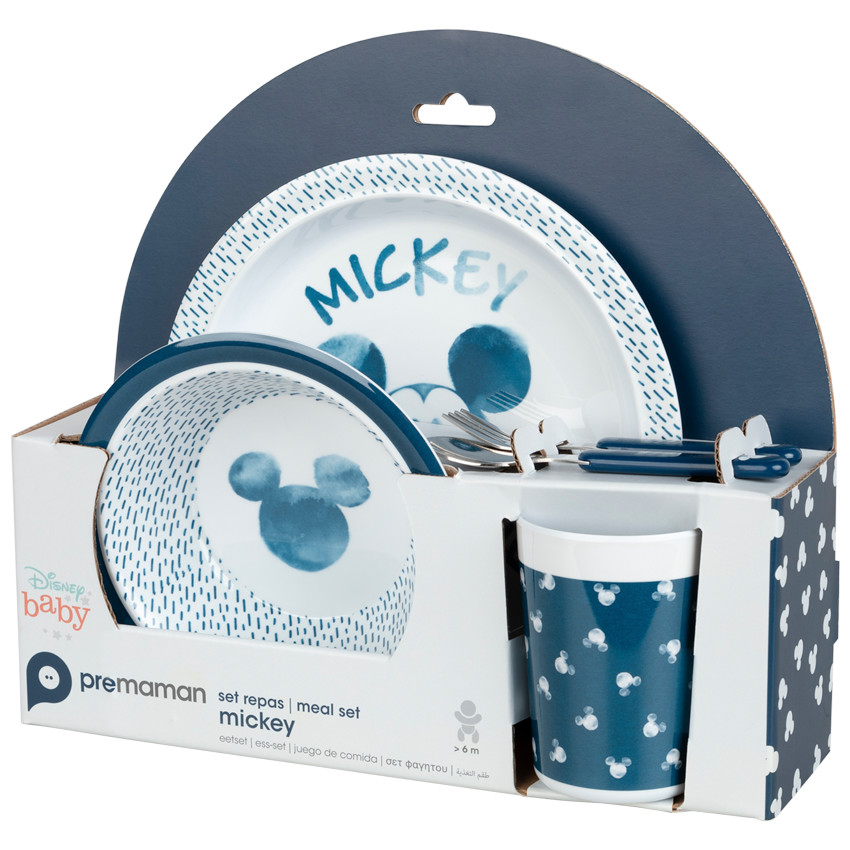 Σέτ γεύματος 5 τμχ. από μελαμίνη Mickey Disney 