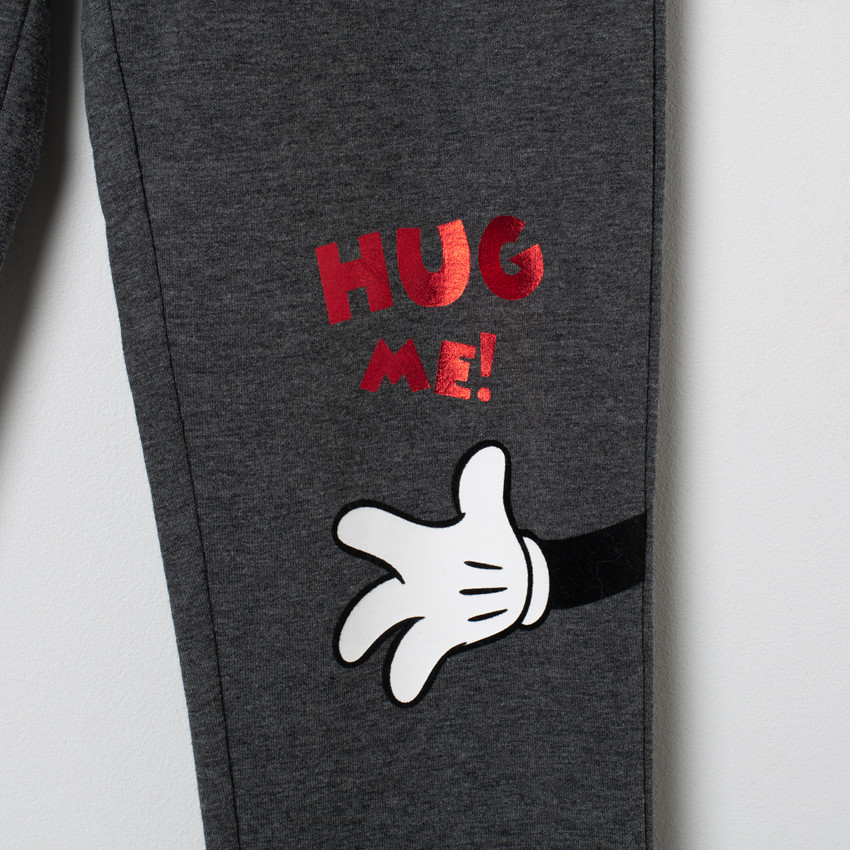 Jogging en molleton à pois et print Minnie 