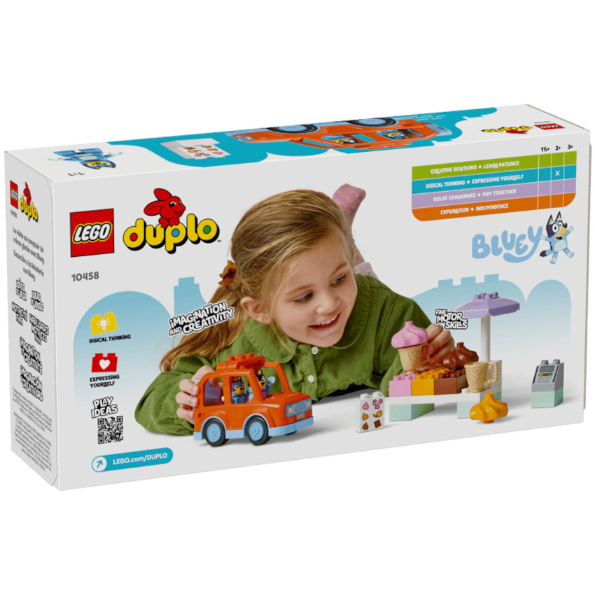 Duplo Bluey Ice Cream Trip With Bluey (10458) LEGO®  
