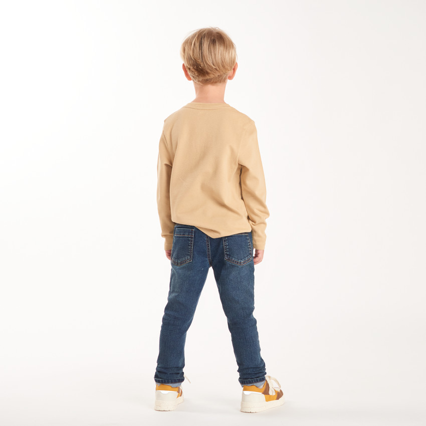 Τζιν slim από denim με ραφές σε αντίθεση αγόρι 