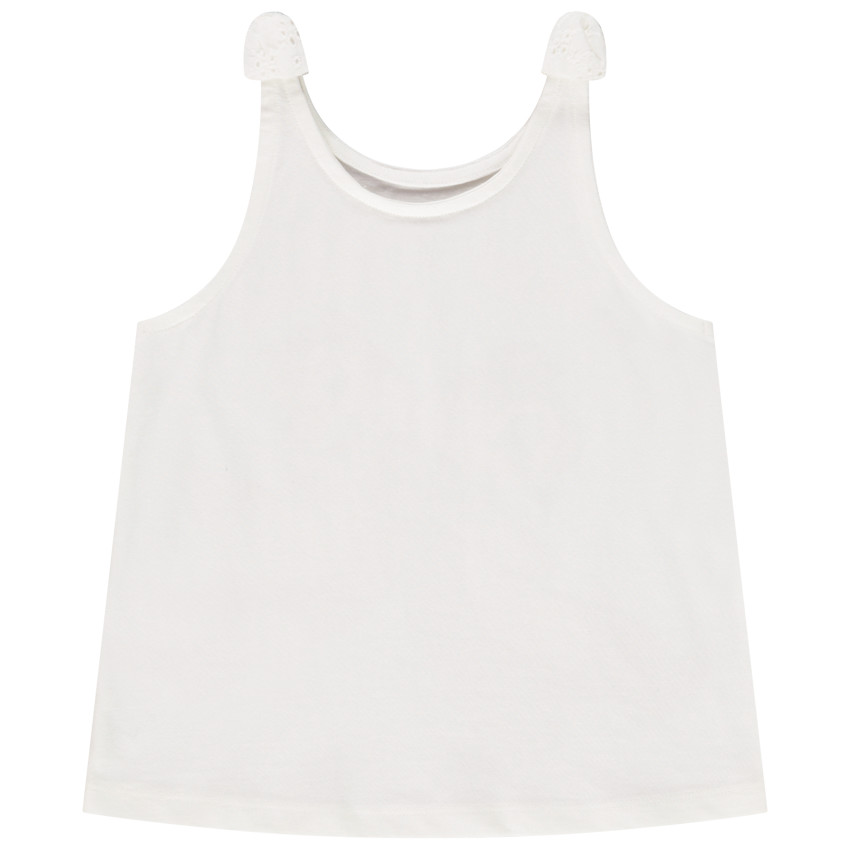 Αμάνικο μπλουζάκι με πλέξη φαντεζί Tic & Tac Disney για κορίτσι 