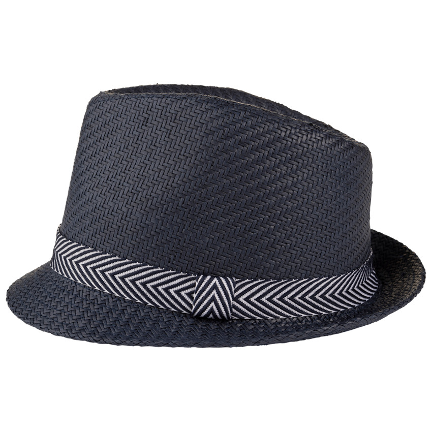 Καπέλο Borsalino πλεκτό με τρέσα για μωρό αγόρι 