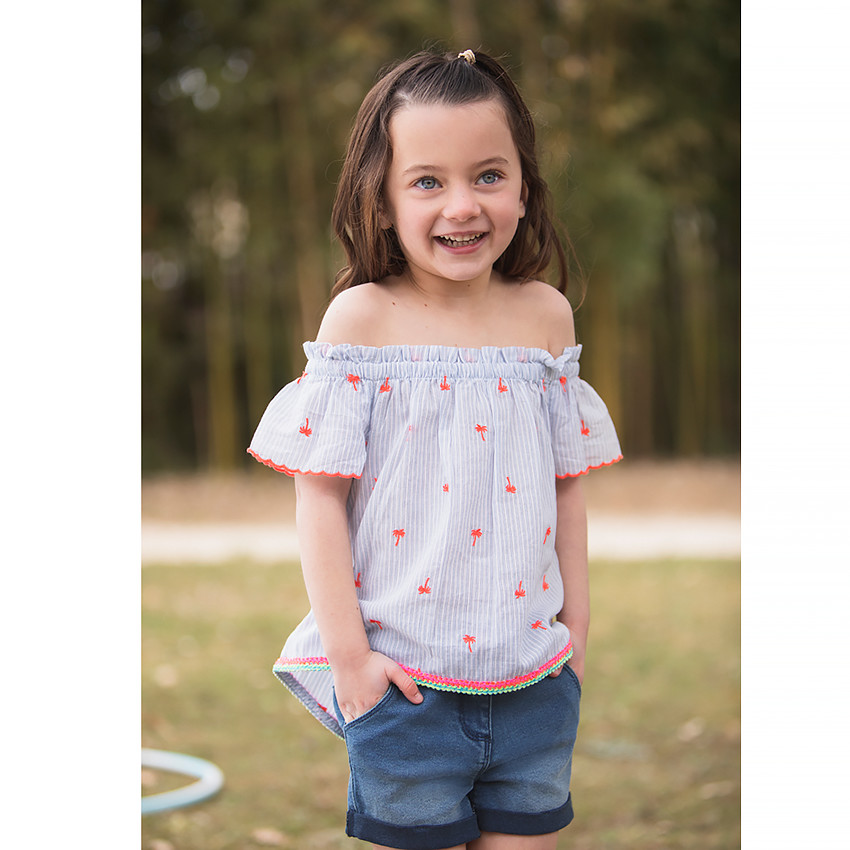 Short denim pour fille 