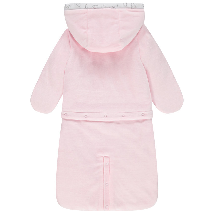  Βελούδινος υπνόσακος ροζ με σύννεφο. 