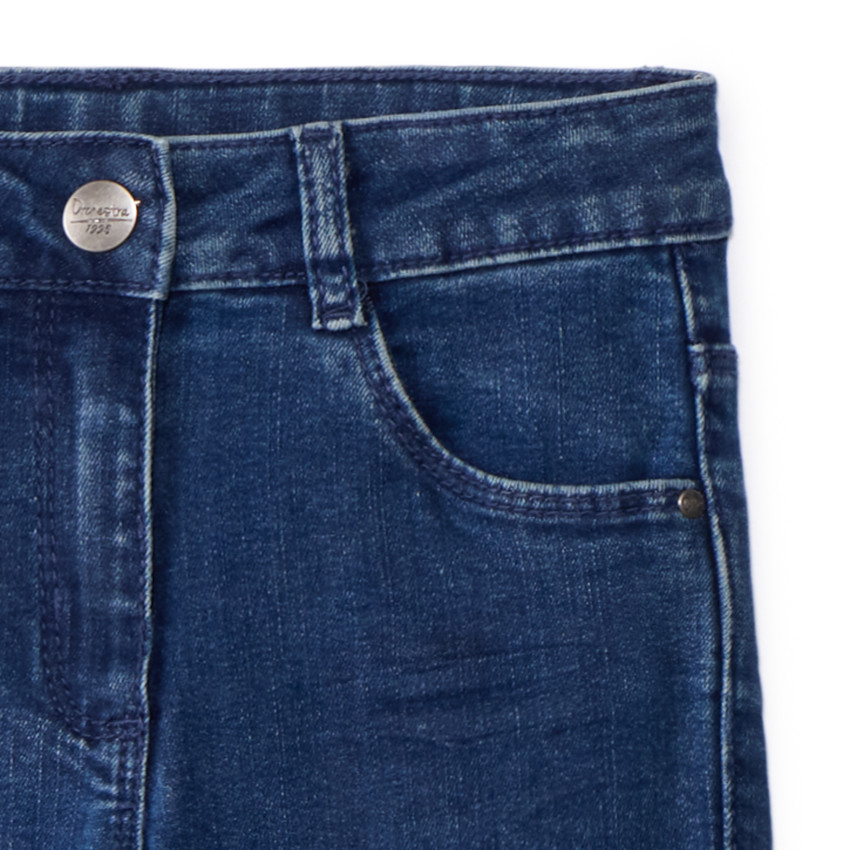 Παντελόνι από denim σε γραμμή καμπάνα για κορίτσι 