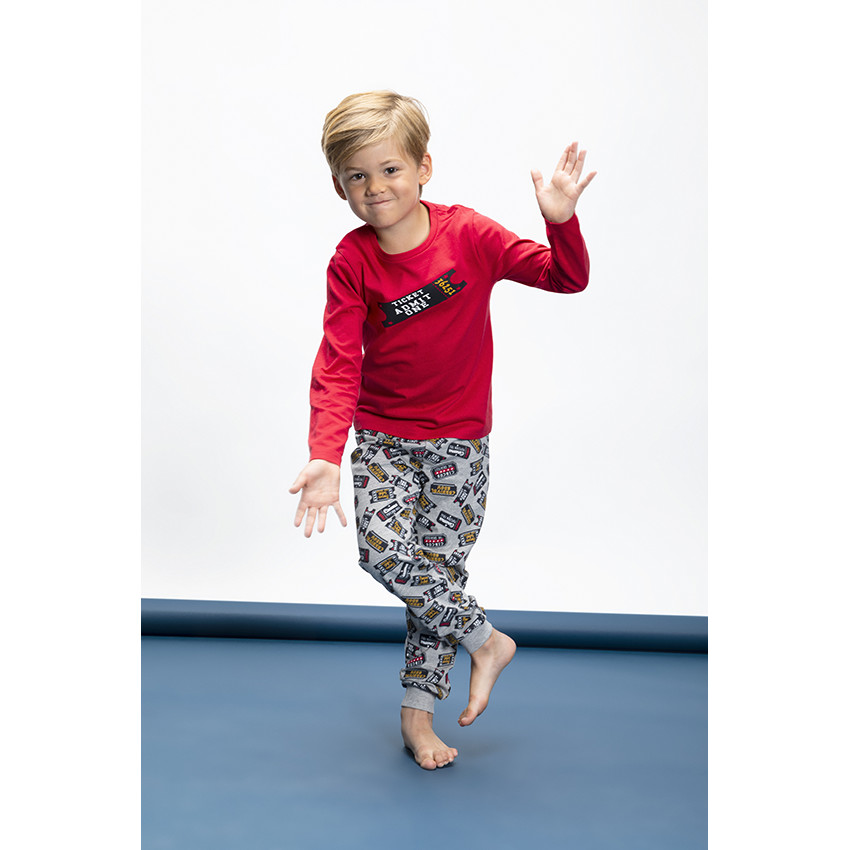 Pyjama 2 pièces manches longues print garçon 