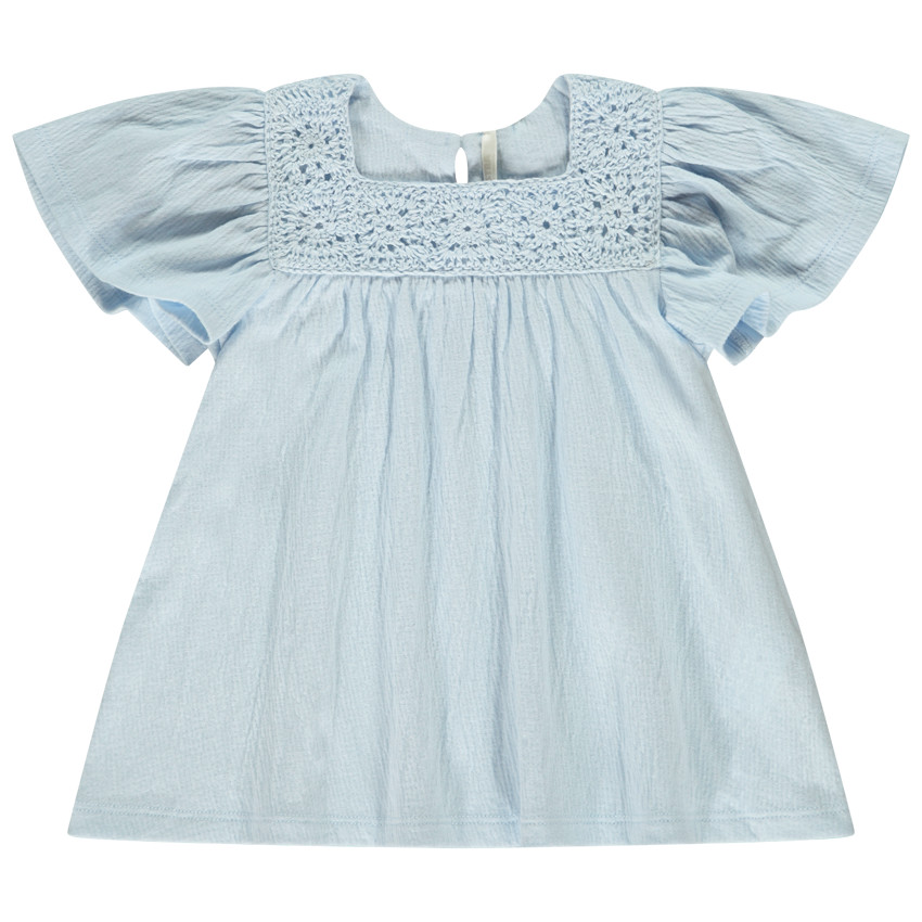 Τουνίκ κοντομάνικη από πλεκτό φαντασία για bebe κορίτσι 