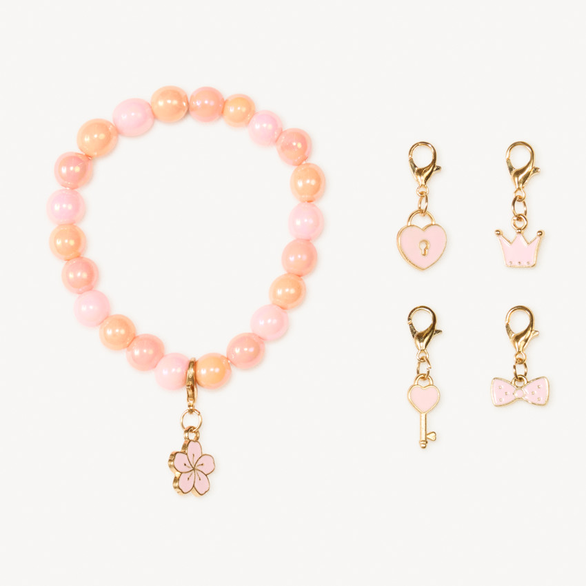 Βραχιόλι με χάντρες και εναλλάξιμα charms για κορίτσια 